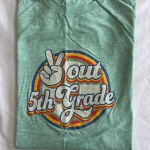 Youth 5th Grade Mint Green T-Shirt